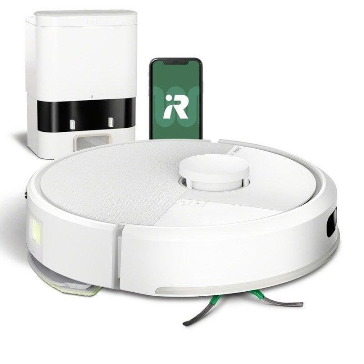 iRobot Roomba 105 Combo Robot Aspirador y Friegasuelos 7000Pa Blanco + Base de Autovaciado
