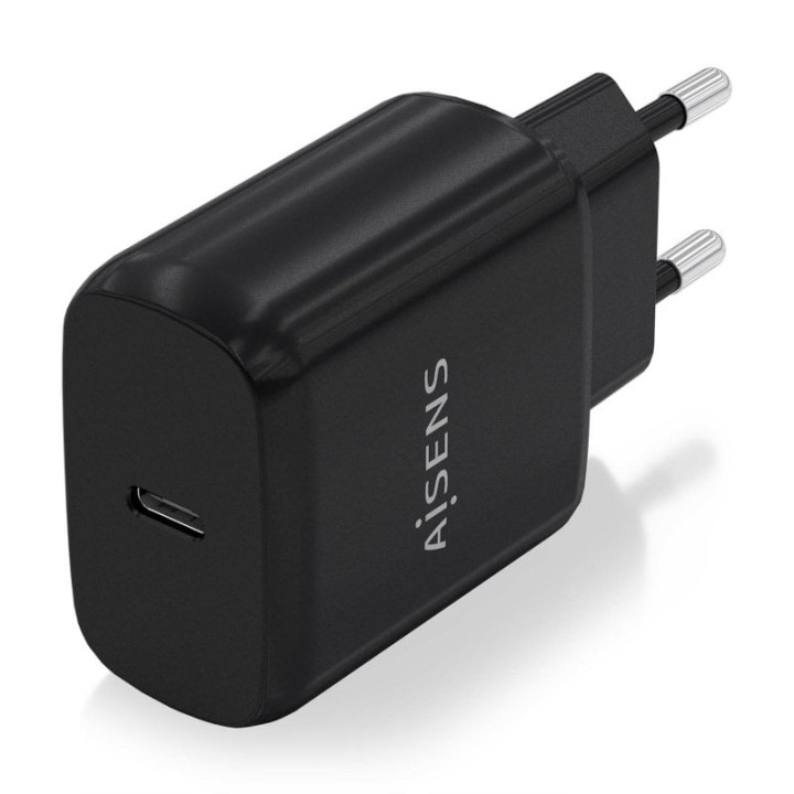 Aisens A110-0757 Cargador 25W USB-C PD3.0 1 Puerto 1xUSB-C Negro