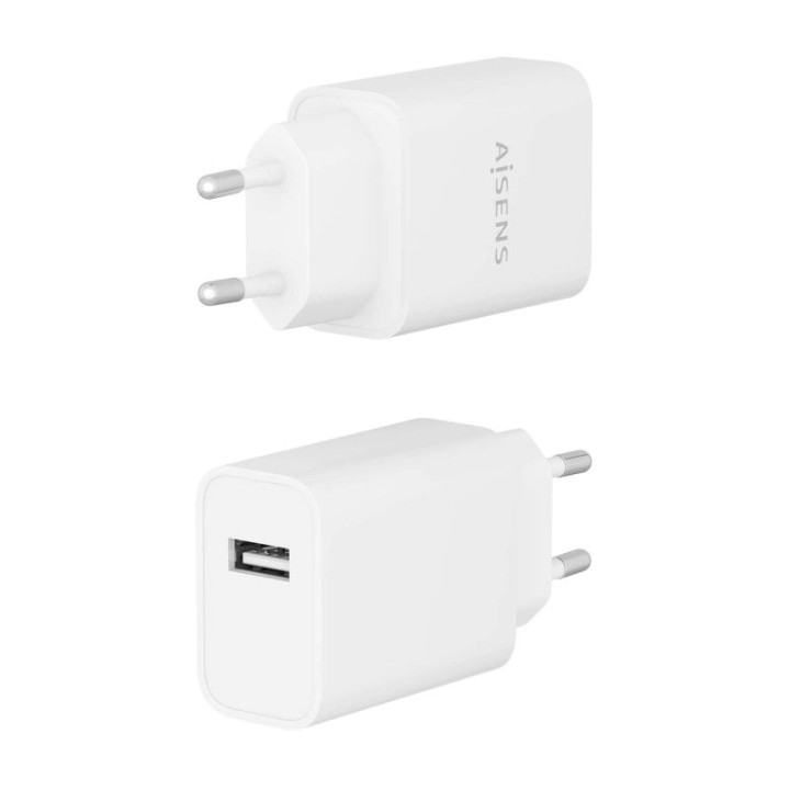 Aisens A110-0853 Cargador USB 10W Alta Eficiencia 5V/2A Blanco
