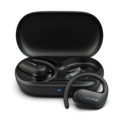 JLab Jbuds Open Sport Auriculares Inalámbricos Deportivos de Conducción Aérea Negros