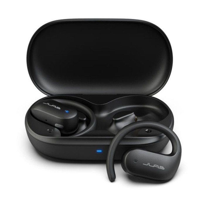 JLab Jbuds Open Sport Auriculares Inalámbricos Deportivos de Conducción Aérea Negros