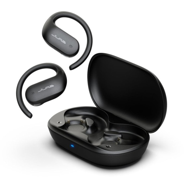 JLab Jbuds Open Sport Auriculares Inalámbricos Deportivos de Conducción Aérea Negros
