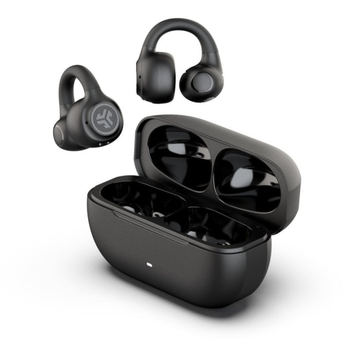 JLab Flex Auriculares Inalámbricos Abiertos con Diseño de Clip Negros