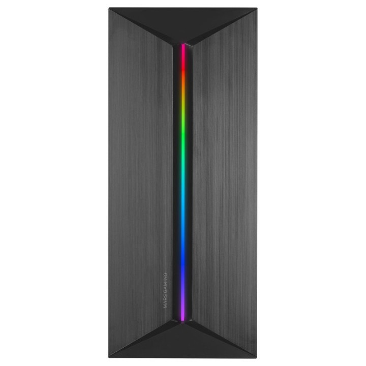 Mars Gaming Mc-blaze Caja Pc Atx Ventilador Frgb 80mm Tira Led Rgb Frontal Negro