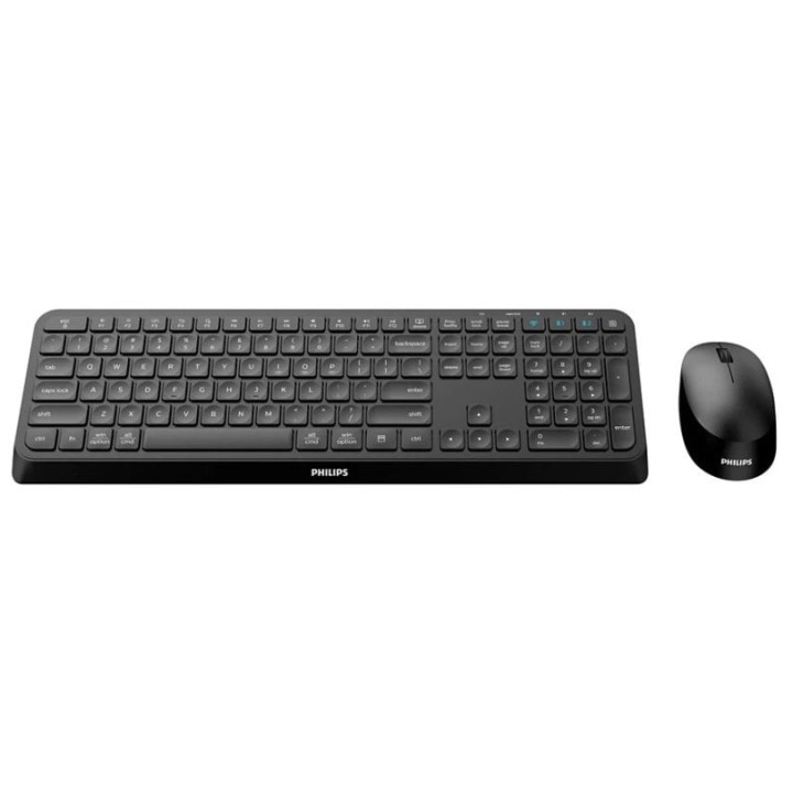 Philips 4000 Series SPT6407B/16 Combo Teclado Inalámbrico Bluetooth + Ratón 1600 DPI Negro