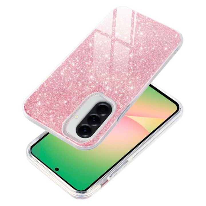 Carcasa COOL para Samsung Galaxy A26 5G / A17 5G Glitter Rosa