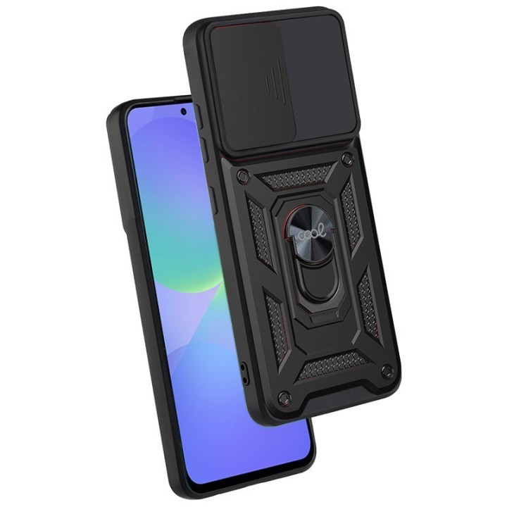 Carcasa COOL para Samsung Galaxy A36 5G Hard Ring Negro