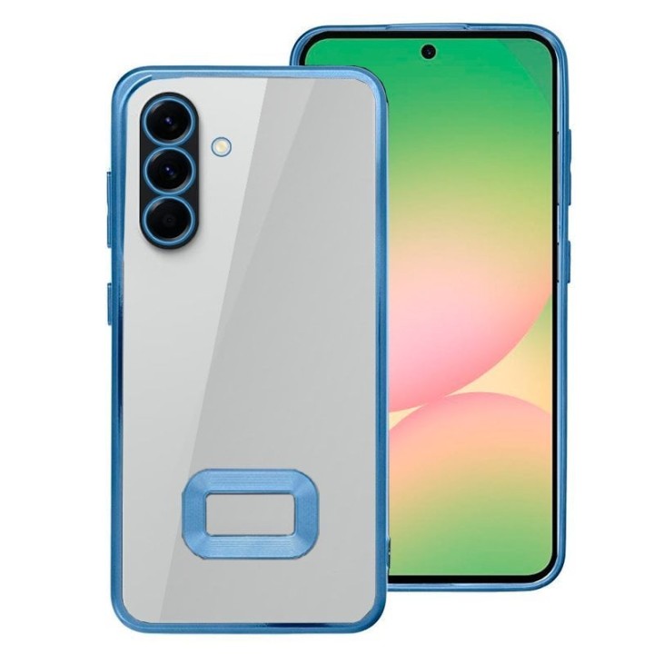 Carcasa COOL para Samsung Galaxy A56 5G Borde Metalizado (Azul)