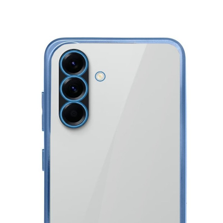 Carcasa COOL para Samsung Galaxy A56 5G Borde Metalizado (Azul)