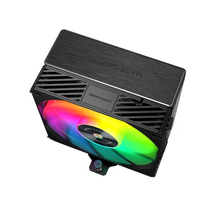 Mars Gaming Mcpu-x5argb Disipador Cpu 280w Tdp 5x Heatpipes Hct Ventilador Pwm Si Argb 120mm Negro