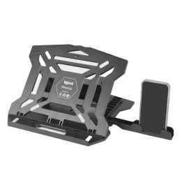 Iggual Soporte Elevador Ordenador Portátil + Móvil hasta 17"
