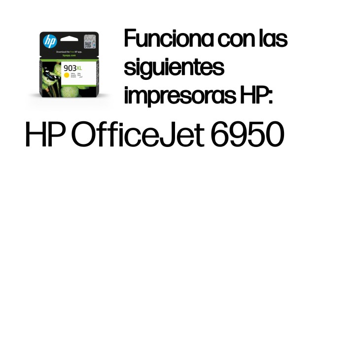 Tinta HP 903XL Amarillo 8.5ml 750 páginas (T6M11AE)
