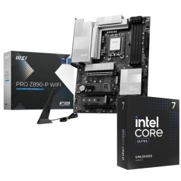 Intel Pack Core Ultra 7 265KF IA Integrada 3.3/5.5GHz Box + MSI PRO Z890-P WIFI