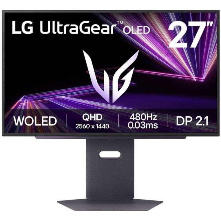 Monitor OLED LG UltraGear 27GX790A-B, 27", OLED QHD (2560x1440), 480Hz, 0,03 ms, DP 2.1, HDR 400