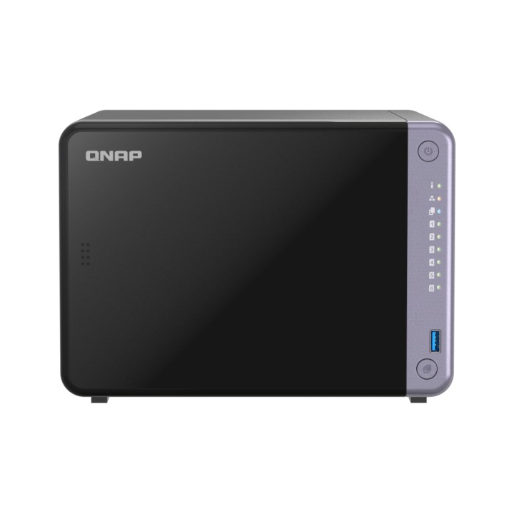NAS Torre QNAP 6 bahías 4GB DDR4 2x10GbE Alpine AL-524 PCIe USB 3.2 TS-632X-4G