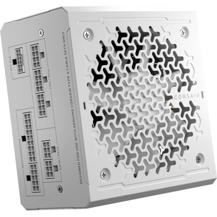 Corsair RMe Series RM750e ATX 3.1 PCIe 5.1 750W Cybenetics 80 Plus Gold Modular Blanca