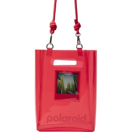 Polaroid Bolsa Tipo Cubo de TPU Transparente 100% Reciclado Roja