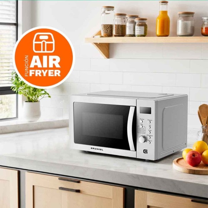 Grunkel Mw-28airfryer Microondas con Air 28L 2200W Inox