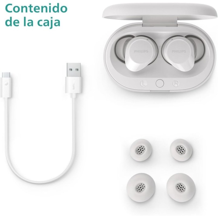 Philips TAT1209WT/00 Auriculares Bluetooth Blancos