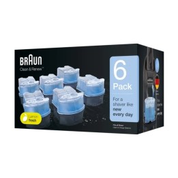 Braun ShaverCare 3 en 1 SmartCare Cartucho Limpiador 6 Unidades