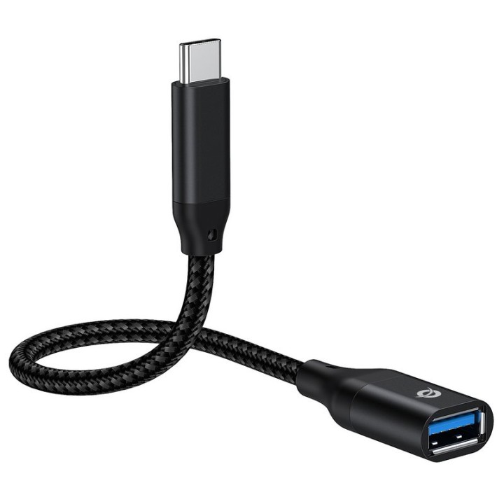 Conceptronic ABBY18B Adaptador OTG USB-C a USB-A 3.2 Gen 2 10Gbps Negro