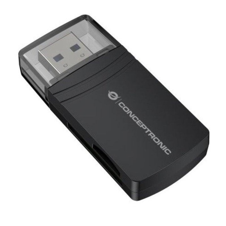 Lector de Tarjetas USB 3.0 Conceptronic BIAN06B SD/TF 4.0 UHS-II