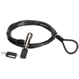 Conceptronic Candado con Llave para Portátil Nano Lock Slot 1.8m Negro