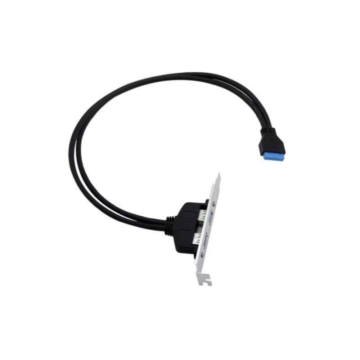 Adaptador Conceptronic EMRICK11B USB 3.0 Interno 19-Pines a 2 Puertos USB-A Hembra Negro