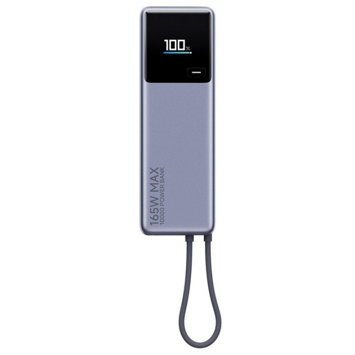 Xiaomi 165W Power Bank 10000mAh con Cable Integrado Gris