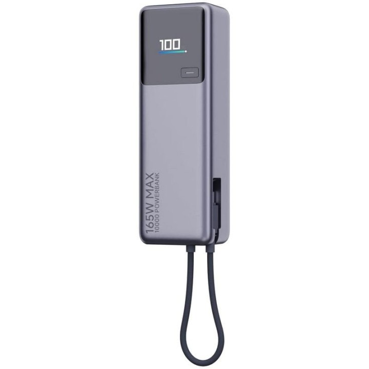 Xiaomi 165W Power Bank 10000mAh con Cable Integrado Gris