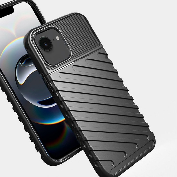Carcasa COOL para iPhone 16e / iPhone 17e Thunder Negro