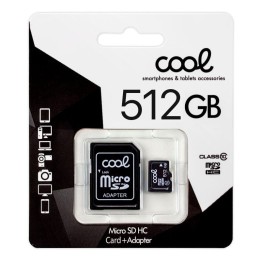 Cool Tarjeta Memoria MicroSD con Adaptador UHS-I 512GB Clase 10