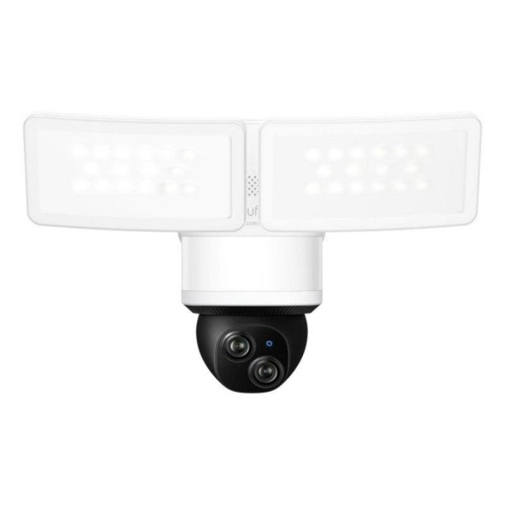 Eufy Security Floodlight Camera E340 con Cable Giro de 360° e Inclinación Grabación Ininterrumpida Cámara Doble