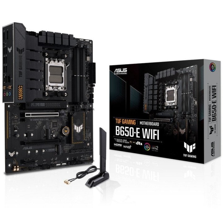 ASUS Pack TUF GAMING B650-E WIFI + Kioxia EXCERIA PLUS G4 2TB Disco SSD PCIe 5.0 M.2 Gen5
