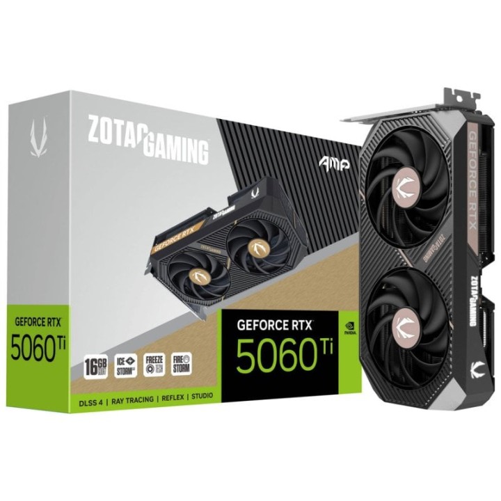 ZOTAC GAMING GeForce RTX 5060 Ti AMP 16GB GDDR7 Reflex 2 RTX AI DLSS4