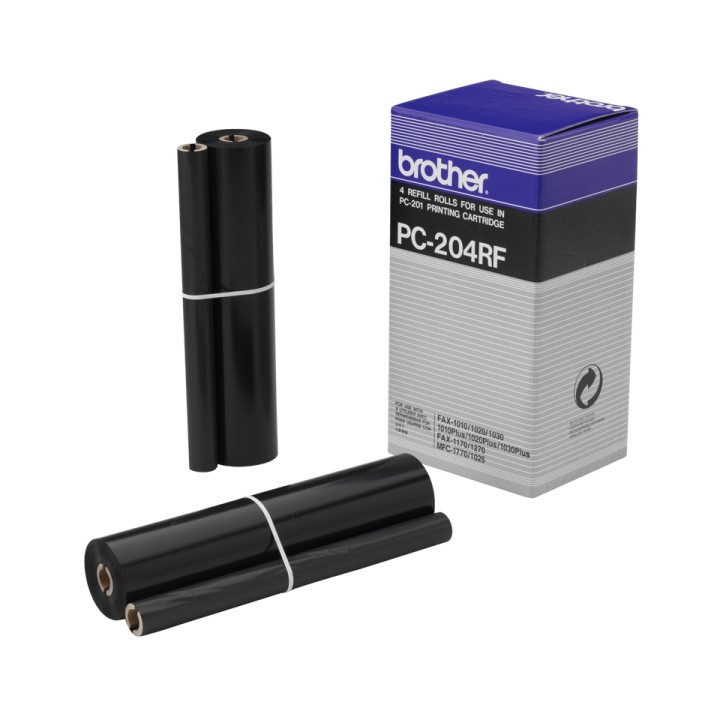 Recambio 4 Bobinas FAX 420 páginas Negro (PC-204RF)