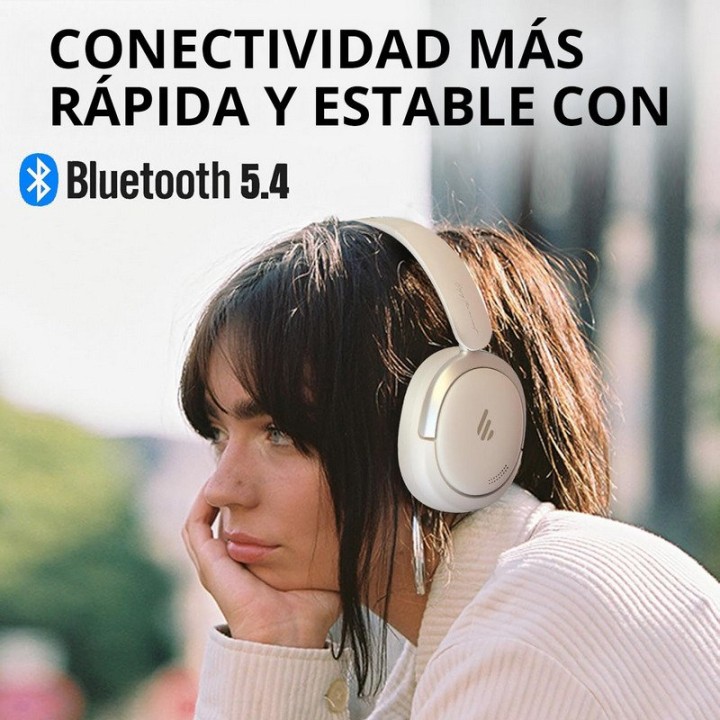 Edifier Atom Max Auriculares Bluetooth con Cancelación Activa de Ruido Negros