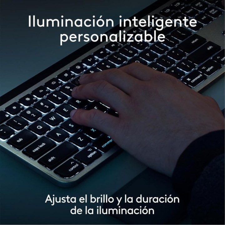 Logitech MX Keys S Teclado Inalámbrico para Mac