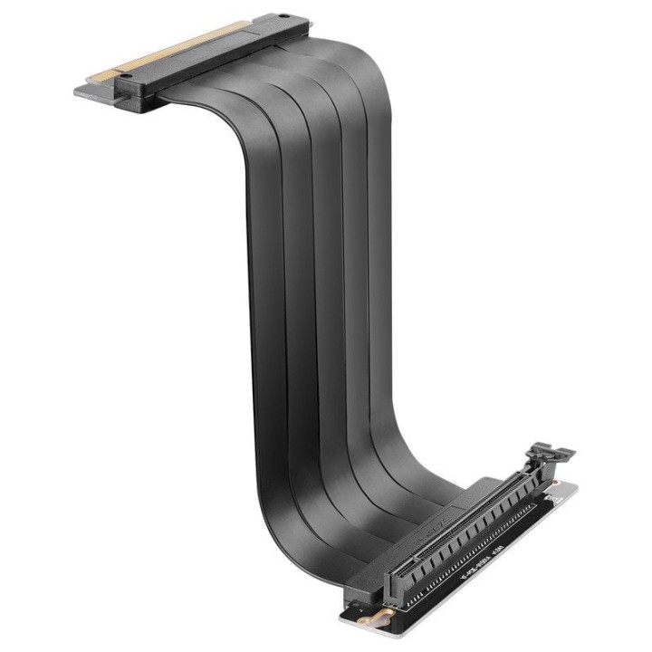 Mars Gaming Mca-pcie40 Cable Riser Gpu Pcie 4.0 X16 Conector 90º Cable De Cobre 30awg 300mm