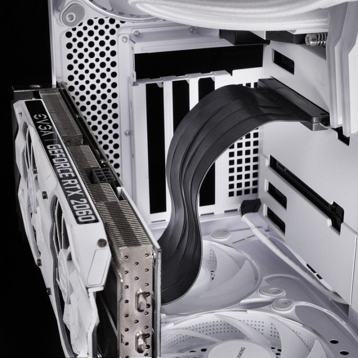 Mars Gaming Mca-pcie40 Cable Riser Gpu Pcie 4.0 X16 Conector 90º Cable De Cobre 30awg 300mm