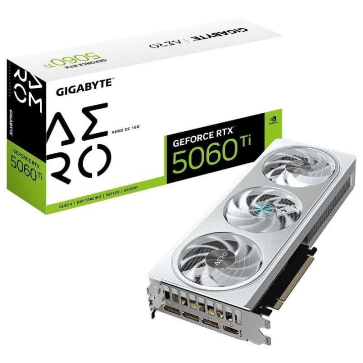 Gigabyte GeForce RTX 5060 Ti AERO OC 16GB GDDR7 Reflex 2 RTX AI DLSS4
