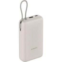 Xiaomi 33W Power Bank 20000mAh con Cable Integrado hasta 33W Beige