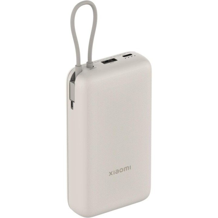 Xiaomi 33W Power Bank 20000mAh con Cable Integrado hasta 33W Beige