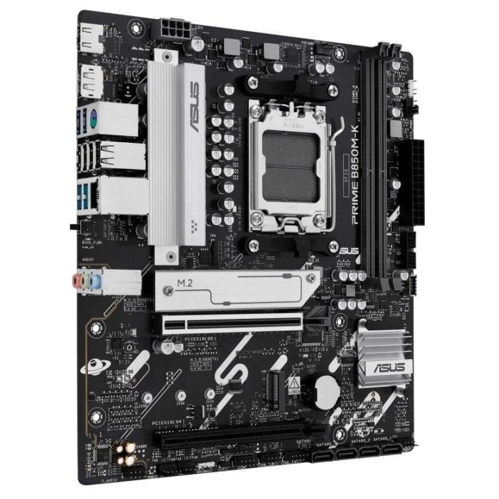 Placa Base ASUS PRIME B850M-K AMD B850 AM5 DDR5 micro ATX 2.5GbE PCIe 5.0 RGB