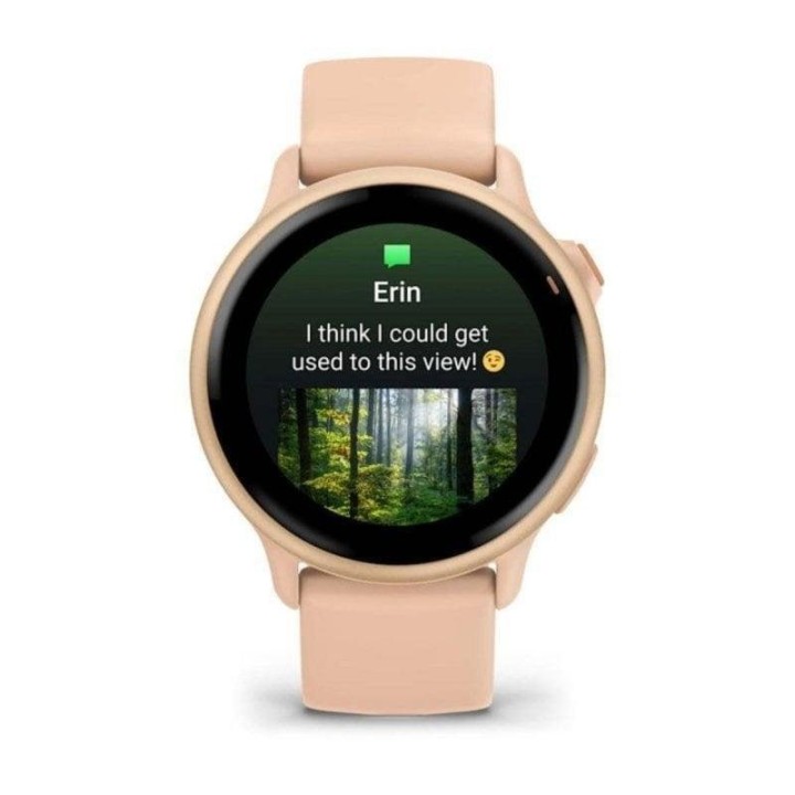 Smartwatch Garmin vívoactive 6 AMOLED 8GB Rosa GPS Pulso Oxímetro 42mm 11 días