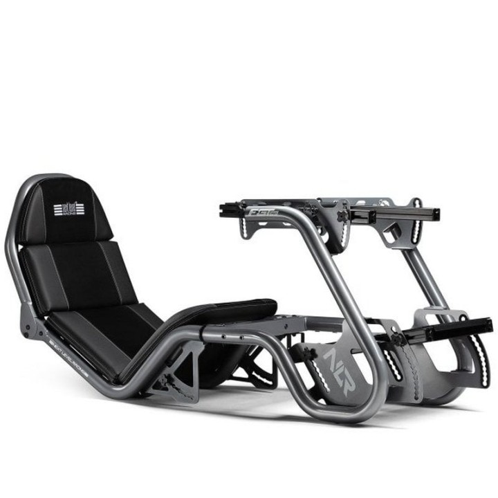 Next Level Racing F-GT Pro Formula and GT Racing Simulator Cockpit Gris Carbono