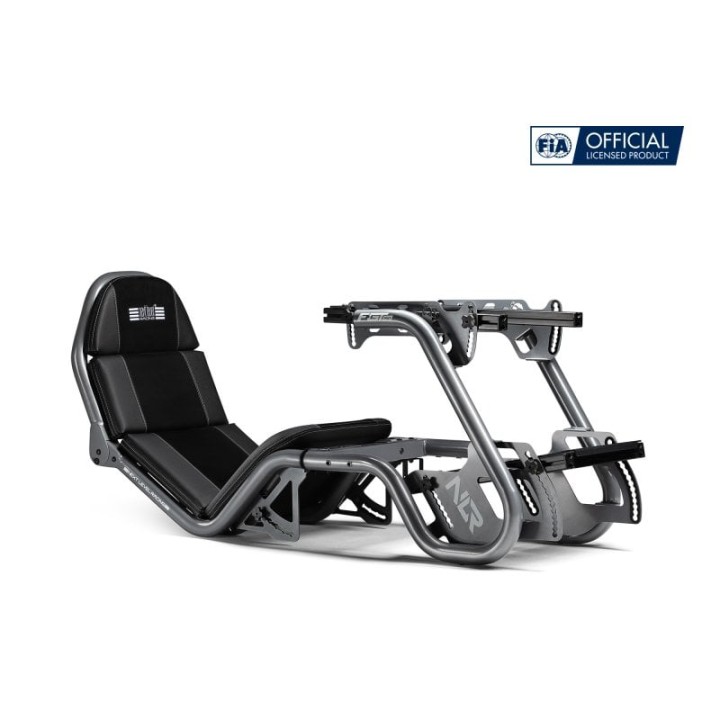 Next Level Racing F-GT Pro Formula and GT Racing Simulator Cockpit Gris Carbono