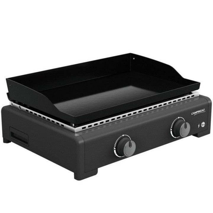 Campingaz Othello 2 Plancha de Gas 2 Quemadores Llama Azul 6kW Negra