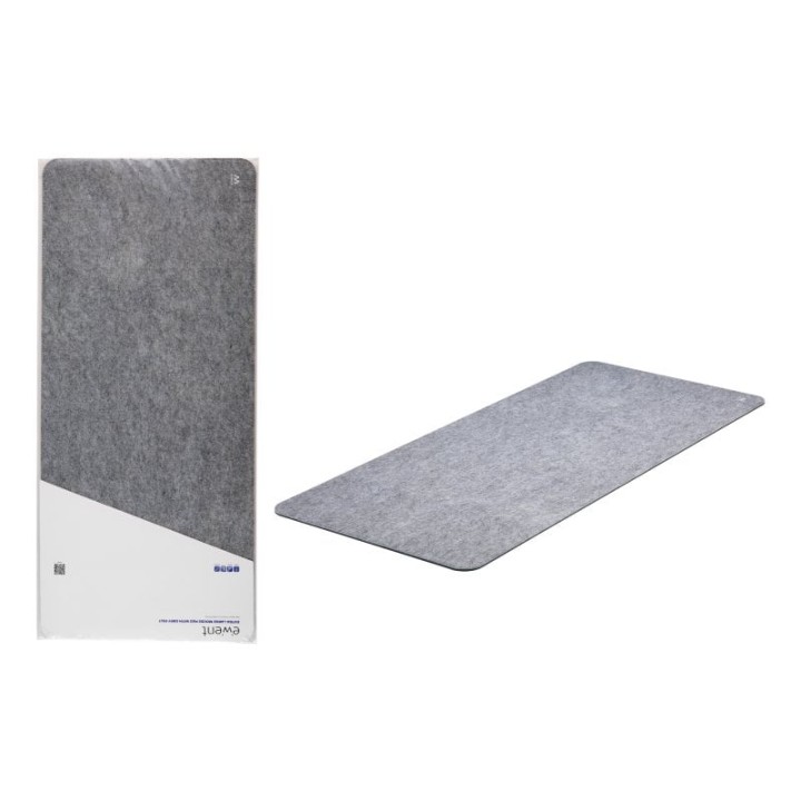 Ewent EW3185 Alfombrilla para Mouse Gaming Extra Grande 900x400x3mm Gris Claro