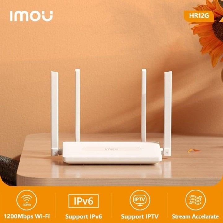 Router Imou HR12G WiFi 5 AC1200 Doble Banda Gigabit Malla Imou-Link